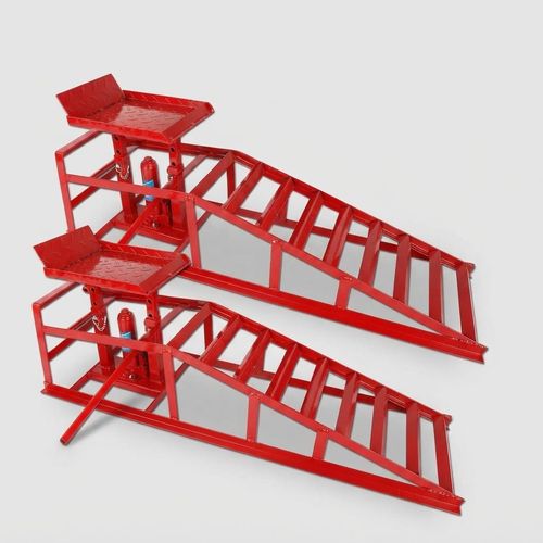 5 Ton Hydraulic Car Ramps with Built-In Jack, 2-Pack