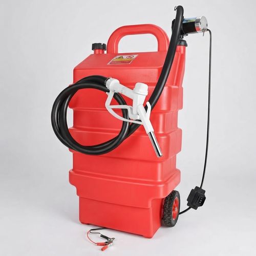 16 Gal Portable Fuel Caddy with 12V Electric Pump