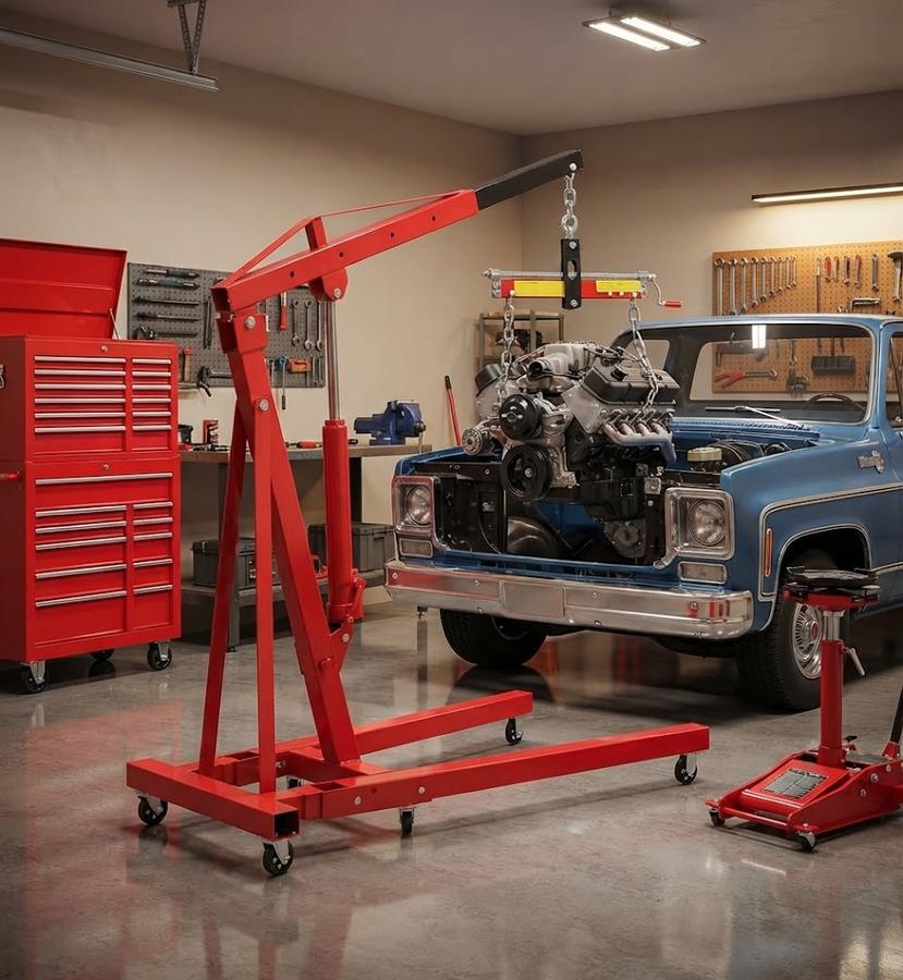 2 Ton Hydraulic Engine Hoist with Load Leveler